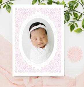 New Minted design Baby theme, by Ellen Morse