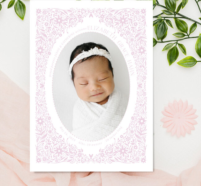 New Minted design Baby theme, by Ellen Morse