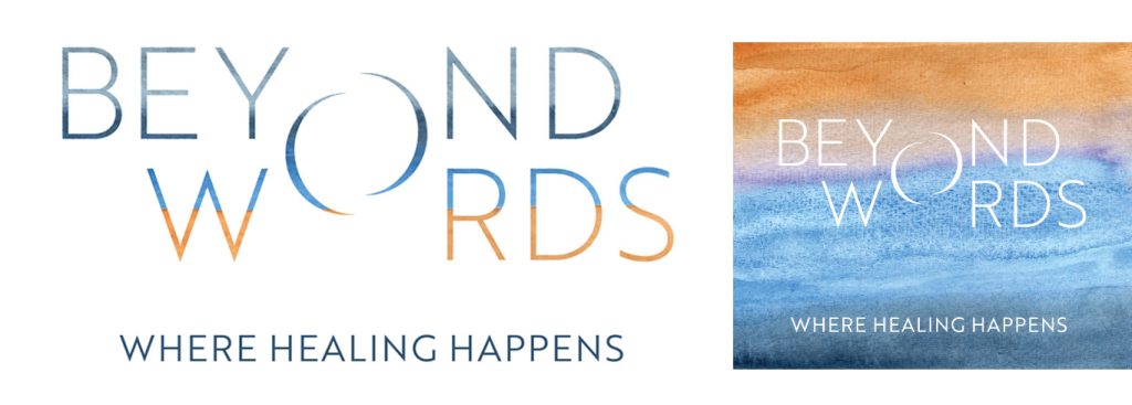 Beyond Words logo design by Ellen Morse