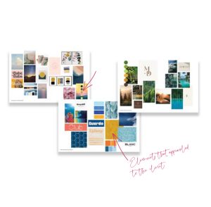 moodboards for branding project