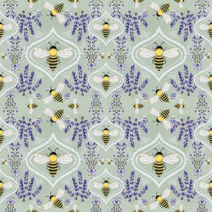 ladybug and honeybee surface pattern illustrated by Ellen Morse