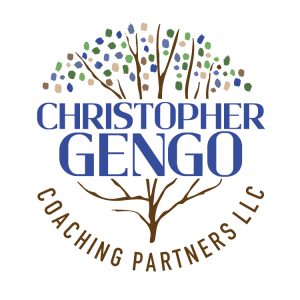 Christopher Gengo Coaching Partners logo design by Ellen Morse, Buffalo, NY graphic designer