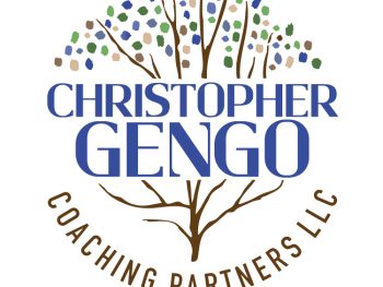 Christopher Gengo Coaching Partners logo design by Ellen Morse, Buffalo, NY graphic designer