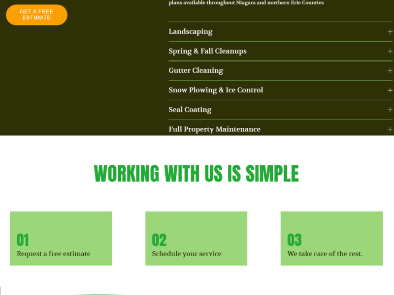 Chris Property Management website designed by Ellen Morse