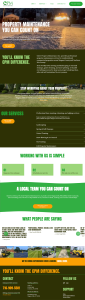 Chris Property Management website designed by Ellen Morse